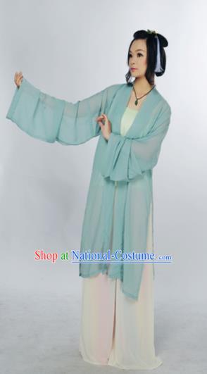 Chinese Ancient Hanfu Traditional Jin Dynasty Embroidered Historical Costumes