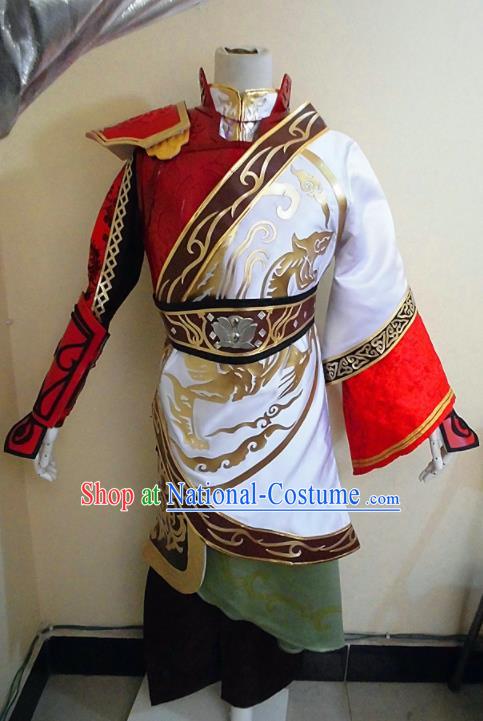 Asian Chinese Cosplay Military Officers Customized Costume Ancient Swordsman Clothing for Men