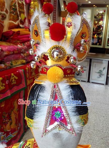 Traditional Chinese Beijing Opera Hair Accessories Prince Hairdo Crown Headwear for Men