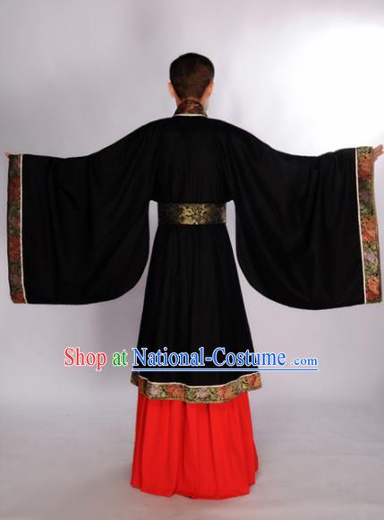 Chinese Ancient Hanfu Traditional Jin Dynasty Embroidered Historical Costumes