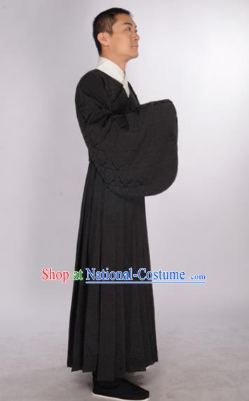 Chinese Ancient Hanfu Traditional Jin Dynasty Embroidered Historical Costumes