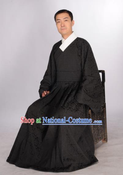 Chinese Ancient Hanfu Traditional Jin Dynasty Embroidered Historical Costumes