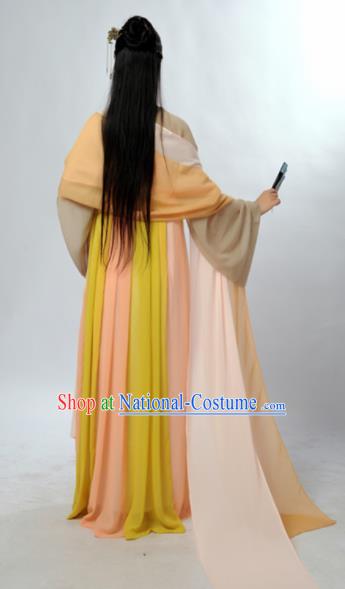 Chinese Ancient Hanfu Traditional Jin Dynasty Embroidered Historical Costumes