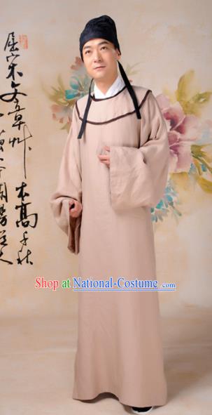 Chinese Traditional Tang Dynasty Scholar Costumes Ancient Minister Robe for Men