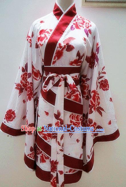 Chinese Ancient Hanfu Traditional Jin Dynasty Embroidered Historical Costumes