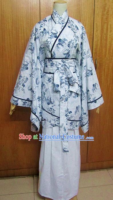 Traditional Chinese Han Dynasty Palace Lady Hanfu Dress Ancient Princess Costume for Women