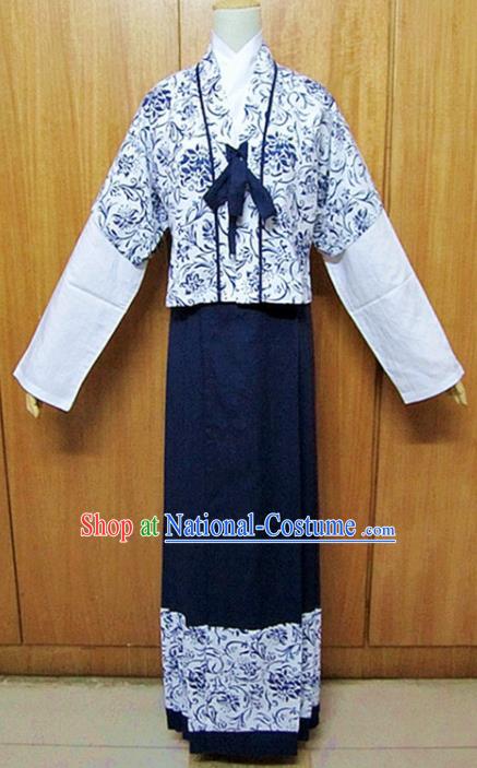 Traditional Chinese Song Dynasty Hanfu Dress Ancient Fairy Costume for Women