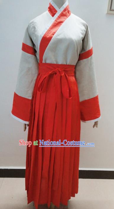 Traditional Chinese Han Dynasty Nobility Lady Hanfu Dress Ancient Fairy Costume for Women