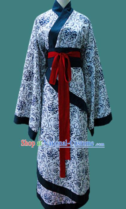 Traditional Chinese Han Dynasty Palace Lady Hanfu Dress Ancient Princess Fairy Costume for Women