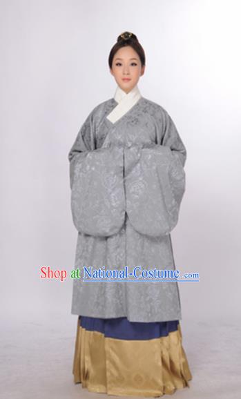 Asian Chinese Ming Dynasty Nobility Lady Hanfu Dress Ancient Traditional Royal Countess Costumes for Women