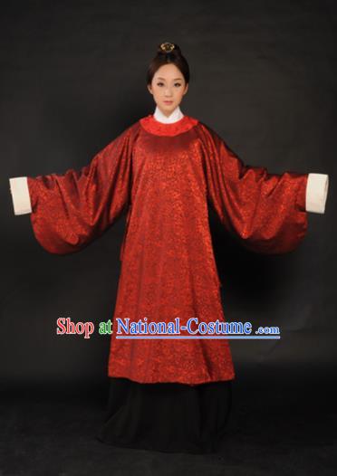 Chinese Ancient Hanfu Traditional Jin Dynasty Embroidered Historical Costumes