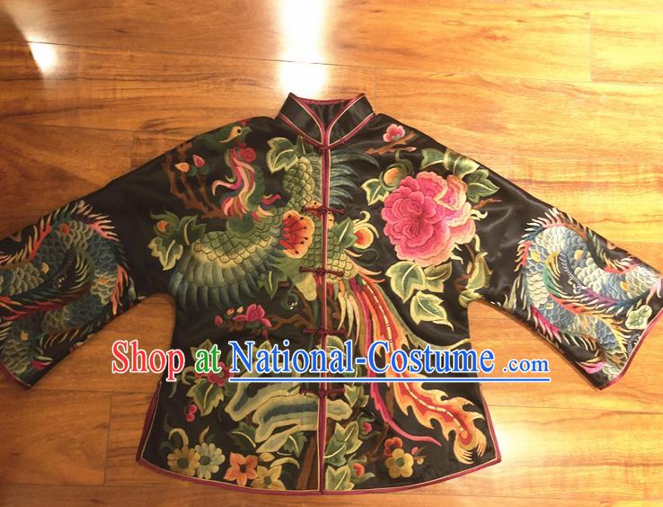 Chinese Traditional Flower Silk Fabric Brocade Embroidered Fabric Dress Material