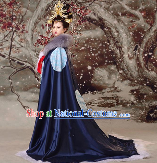 Chinese Ancient Palace Lady Hanfu Han Dynasty Imperial Concubine Queen Embroidered Historical Costumes