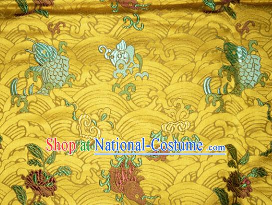 Chinese Traditional Flower Silk Fabric Brocade Embroidered Fabric Dress Material