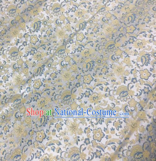 Chinese Traditional Flower Silk Fabric Brocade Embroidered Fabric Dress Material