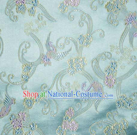 Chinese Traditional Flower Silk Fabric Brocade Embroidered Fabric Dress Material