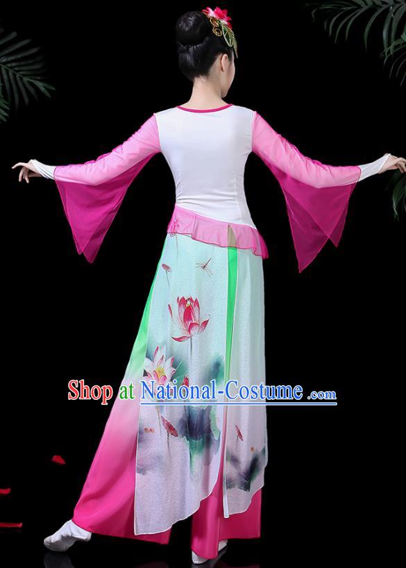 Traditional Chinese Fan Dance Folk Dance Costume Classical Yangko Dance Classical Dance Dress