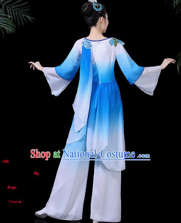 Traditional Chinese Fan Dance Folk Dance Costume Classical Yangko Dance Classical Dance Dress