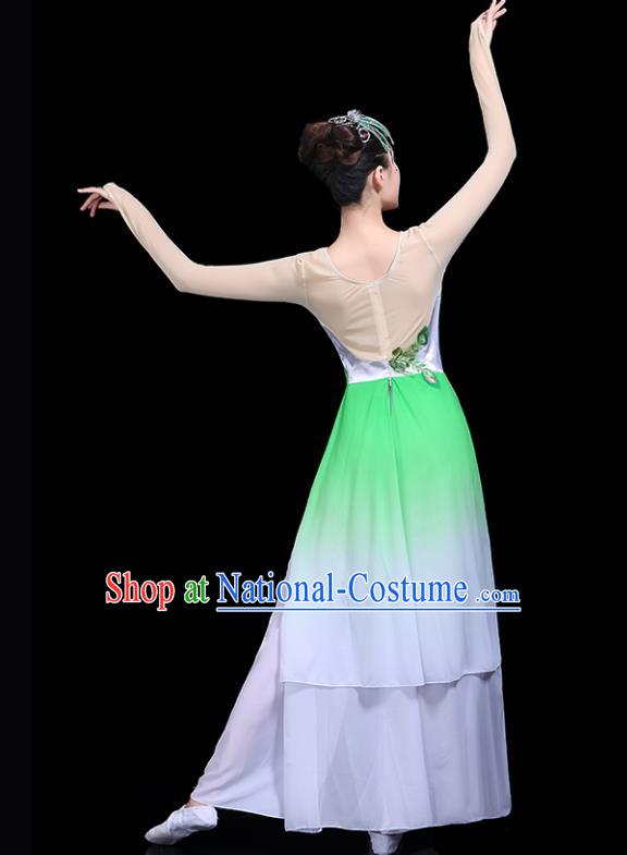 Traditional Chinese Fan Dance Folk Dance Costume Classical Yangko Dance Classical Dance Dress