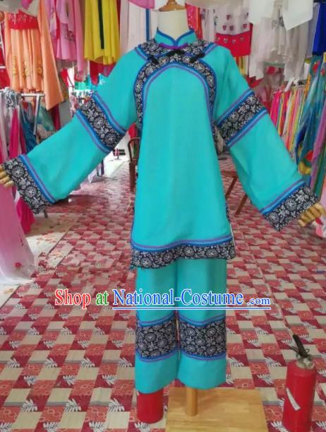 Chinese Traditional Beijing Opera Village Girl Clothing Peking Opera Costume for Adults