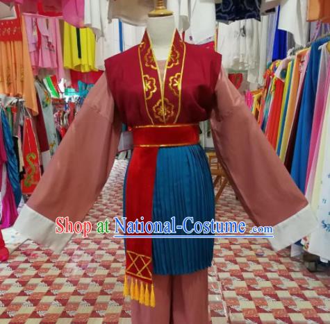 Chinese Traditional Beijing Opera Old Women Clothing Peking Opera Costume for Adults