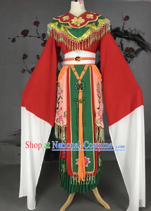 Chinese Traditional Beijing Opera Diva Costume Imperial Consort Embroidered Hanfu Dress for Adults