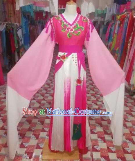 Chinese Traditional Beijing Opera Princess Pink Clothing Peking Opera Actress Costumes for Adults