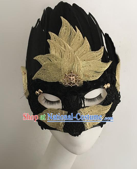 Top Halloween Stage Show Accessories Mask Brazilian Carnival Catwalks Face Masks