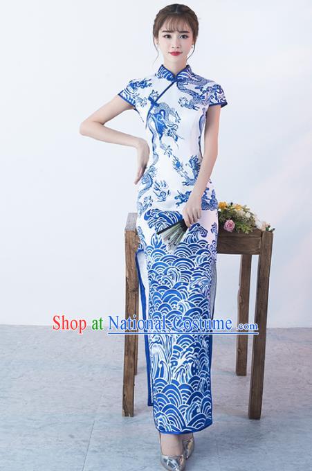 Top Chinese Traditional Qipao Dress Classical Costume Cheongsam for Women