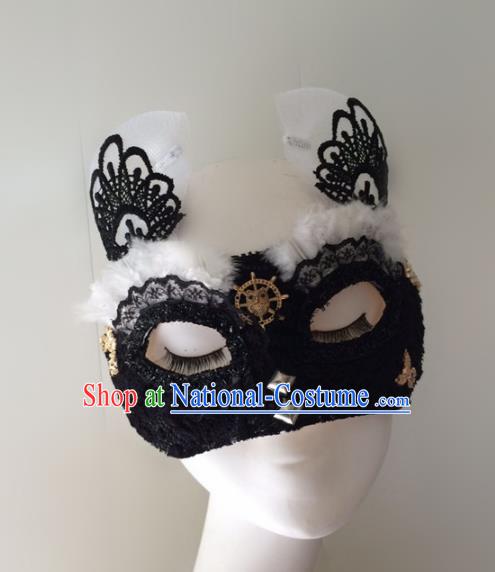 Halloween Stage Accessories Brazilian Carnival Fancy Ball Face Mask for Women