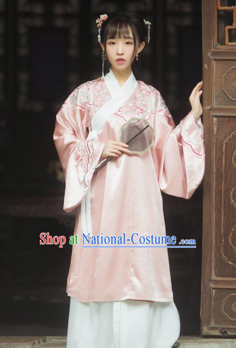 Ancient Chinese Ming Dynasty Princess Silk Historical Costumes Complete Set