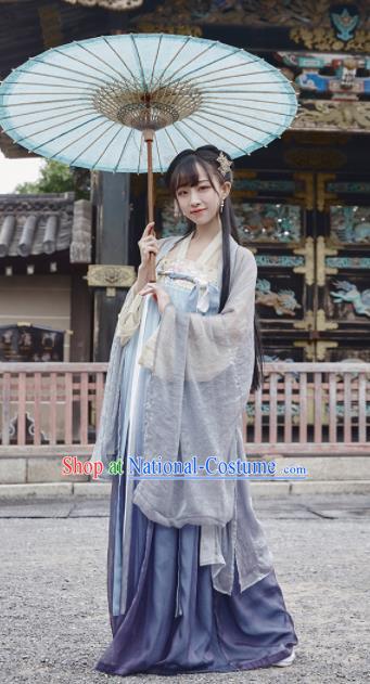 Chinese Ancient Drama Princess Hanfu Dress Traditional Tang Dynasty Palace Replica Costumes for Women