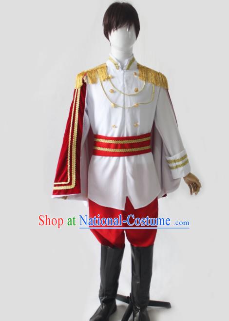 Top Grade Halloween Costumes Fancy Ball Cosplay Prince Clothing for Men