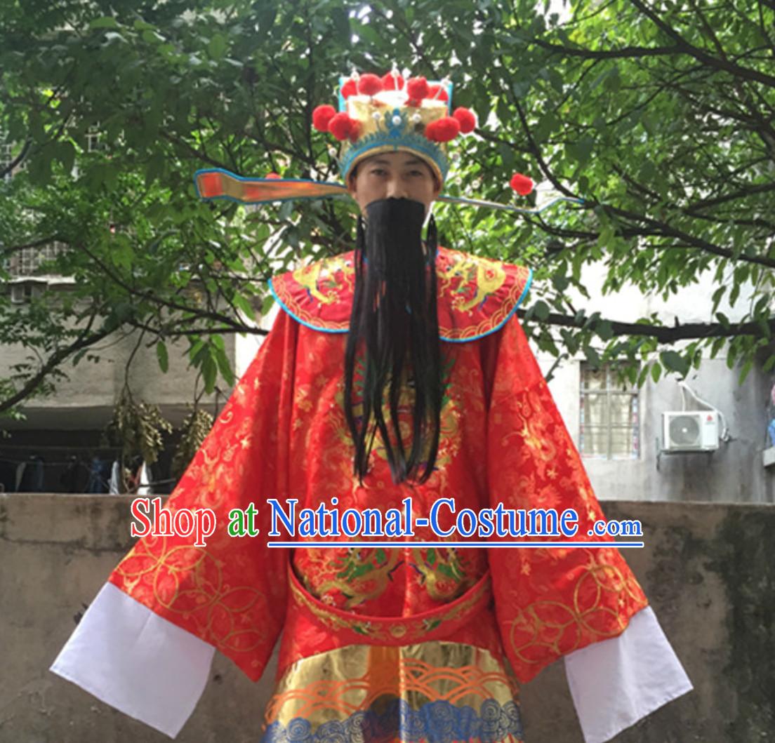 Chinese Spring Festival Money God Coostumes