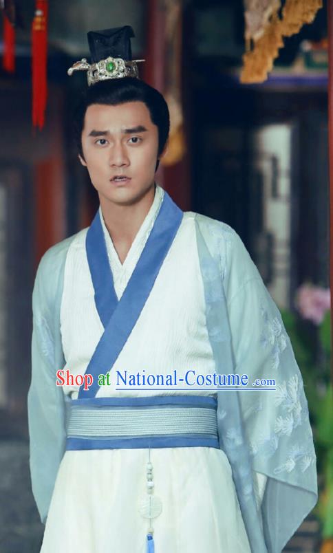 Traditional Chinese Ming Dynasty Royal Highness Hanfu Clothing Ancient Nobility Childe Replica Costumes for Men