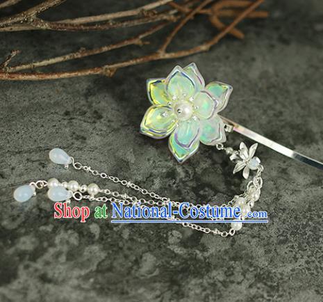 Handmade Chinese Traditional Flower Hairpins Traditional Classical Hanfu Hair Accessories for Women