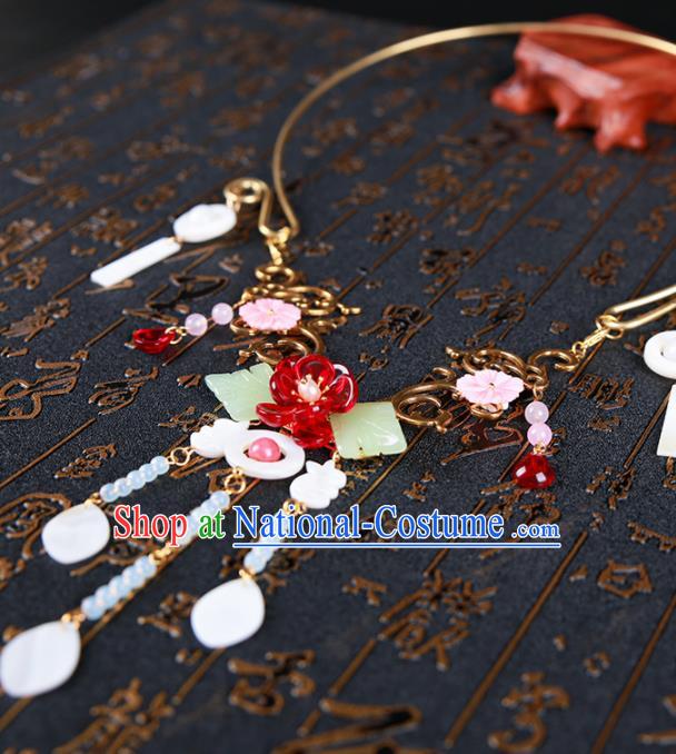 Chinese Traditional Hanfu Necklace Traditional Classical Jewelry Accessories for Women