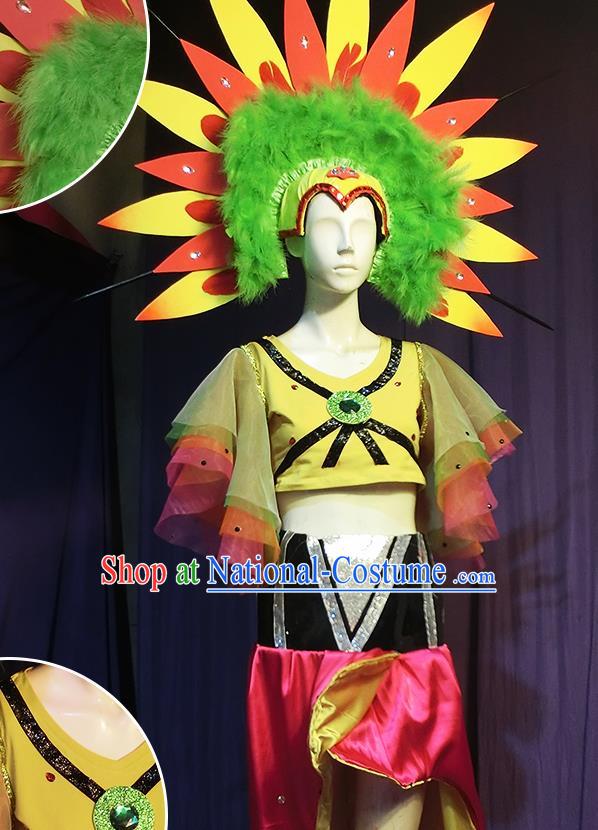 Halloween Cosplay Stage Show Costumes Brazilian Carnival Parade Clothing for Women