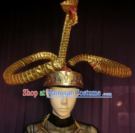 Halloween Cosplay Egypt Snake Hair Accessories Brazilian Carnival Parade Headwear for Men