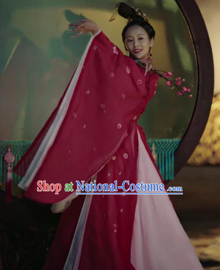 Ancient Chinese Qing Dynasty Palace Dance Dress Manchu Imperial Concubine Embroidered Costumes and Headpiece for Women