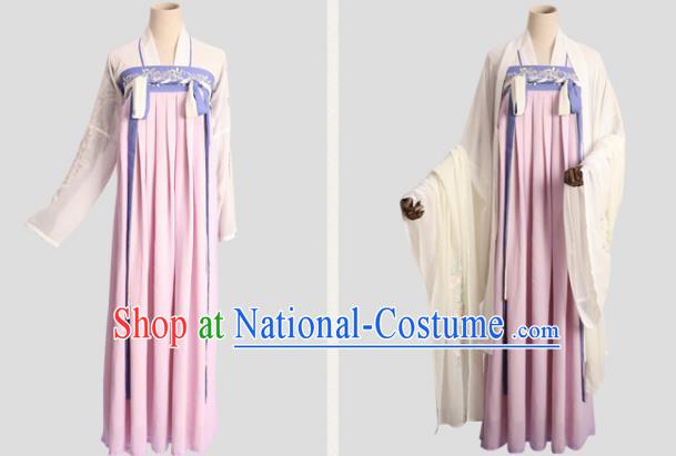 Chinese Ancient Tang Dynasty Princess Historical Costumes Traditional Hanfu Dress for Women