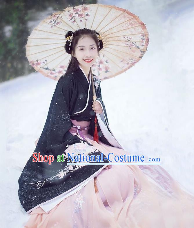 Chinese Ancient Princess Historical Costumes Traditional Han Dynasty Palace Hanfu Dress for Women