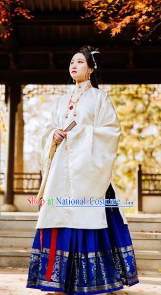 Chinese Traditional Ming Dynasty Princess Historical Costumes Ancient Aristocratic Lady Hanfu Dress for Women