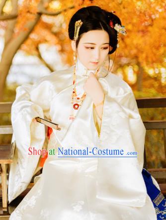 Chinese Traditional Ming Dynasty Princess Historical Costumes Ancient Aristocratic Lady Hanfu Dress for Women