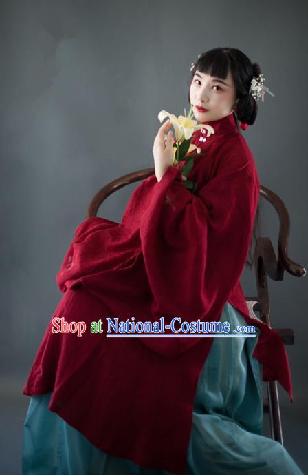 Chinese Traditional Ming Dynasty Historical Costumes Ancient Nobility Lady Hanfu Dress for Women