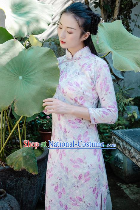 Chinese Traditional Costumes National Qipao Dress Classical Cheongsam for Women