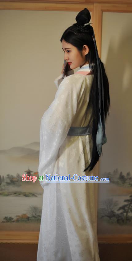 Chinese Traditional Han Dynasty Aristocratic Lady Historical Costumes Ancient Peri Hanfu Dress for Women