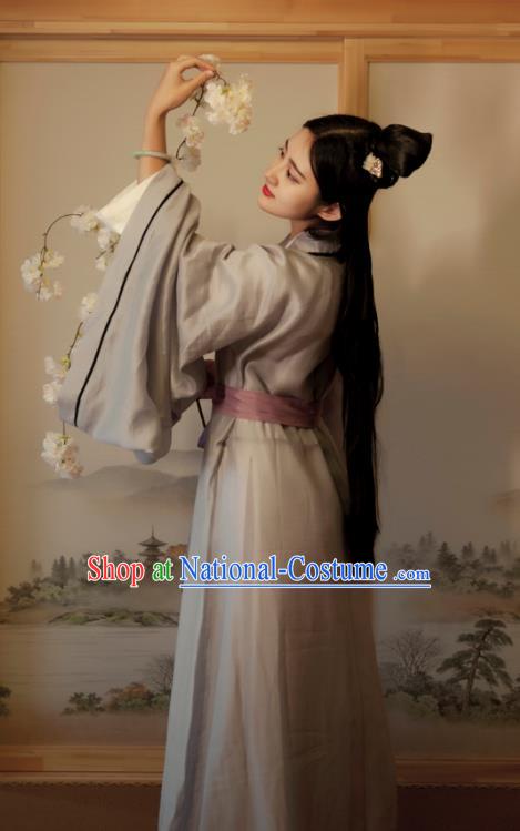 Traditional Chinese Han Dynasty Historical Costumes Ancient Aristocratic Lady Peri Hanfu Dress for Women