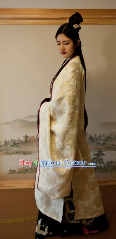 Traditional Chinese Ancient Aristocratic Lady Peri Hanfu Dress Han Dynasty Historical Costumes for Women