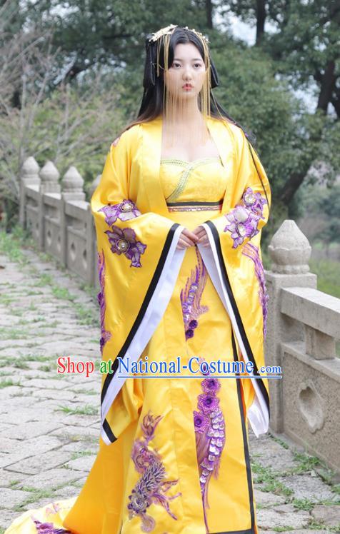 Traditional Chinese Ancient Drama Peri Costumes Tang Dynasty Imperial Consort Hanfu Dress for Women